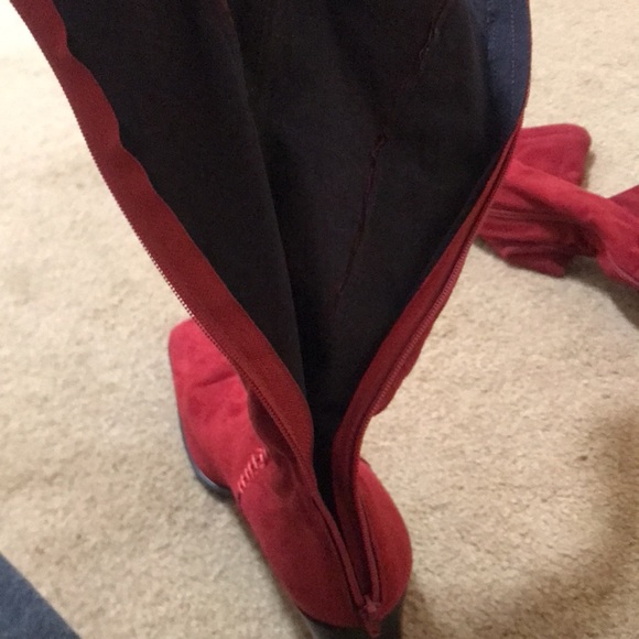 ⚡️FINAL PRICE⚡️ Vintage Red Rare Franco Sarto Boots - Picture 7 of 16